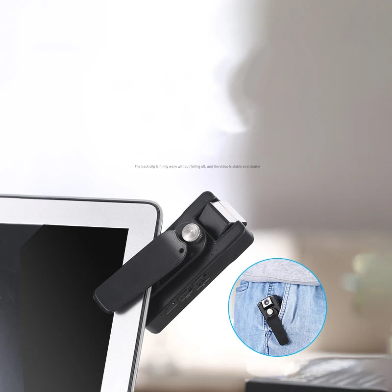 A50 Mini WIFI Camera Remote Control 90 Degrees Wide Angle Rotation Lens 1080P Bodycam with Rotating Back Clip