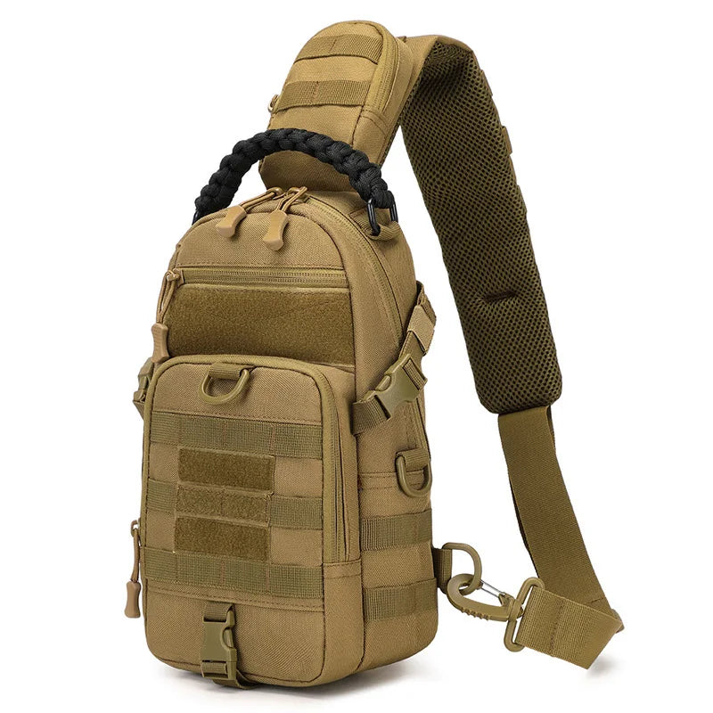 Camping Chest Bag Tactical Backpack for Men Sport Shoulder Outdoor Hiking Climbing Cycling Fishing Travel MOLLE Sling Fanny Pack
