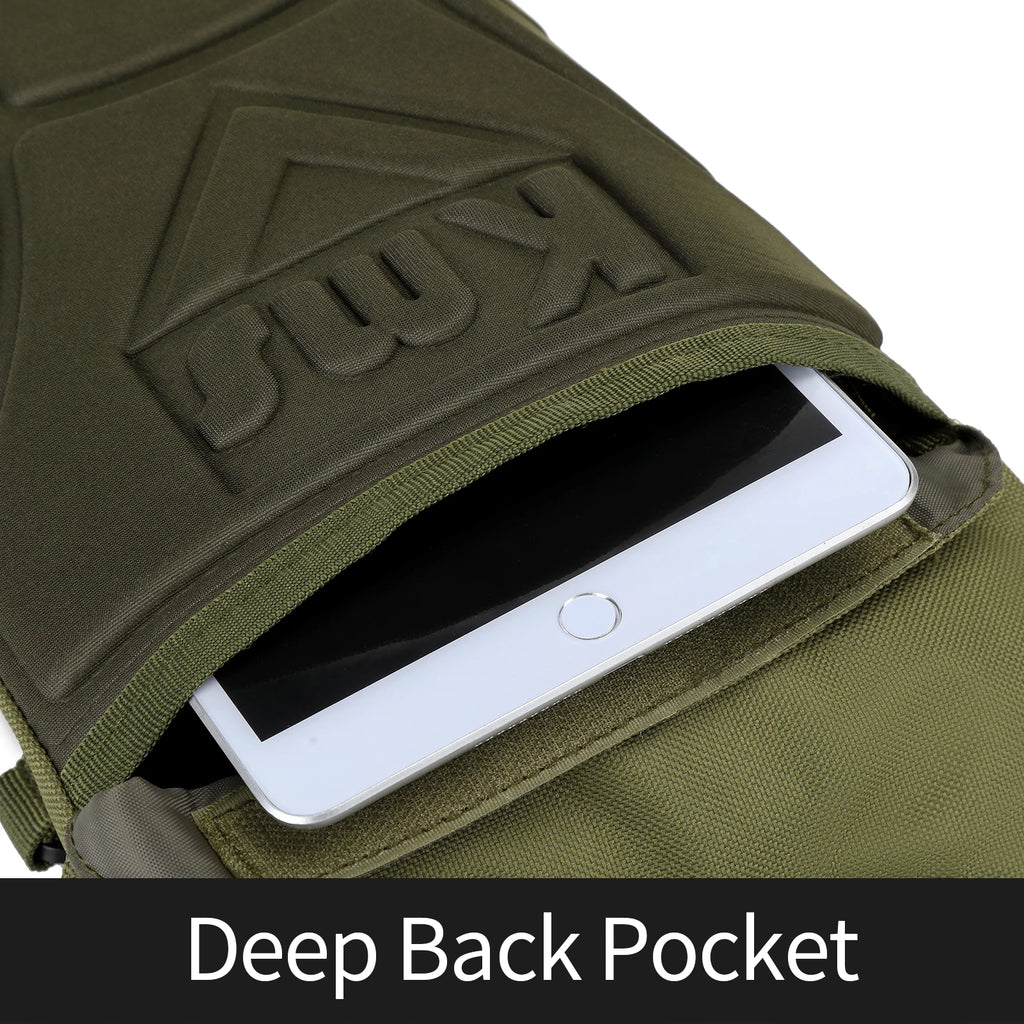 Tactical Water Hydration Pack - Military Class Camel Backpack with 3L Leakproof Water Bladder for Running, Jogging, Cycling