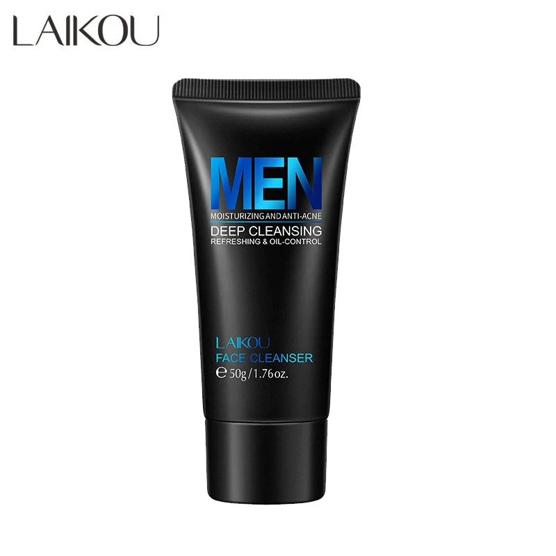 Men Facial Cleanser Face Wash Moisturizing Man Skin Care Oil Control 