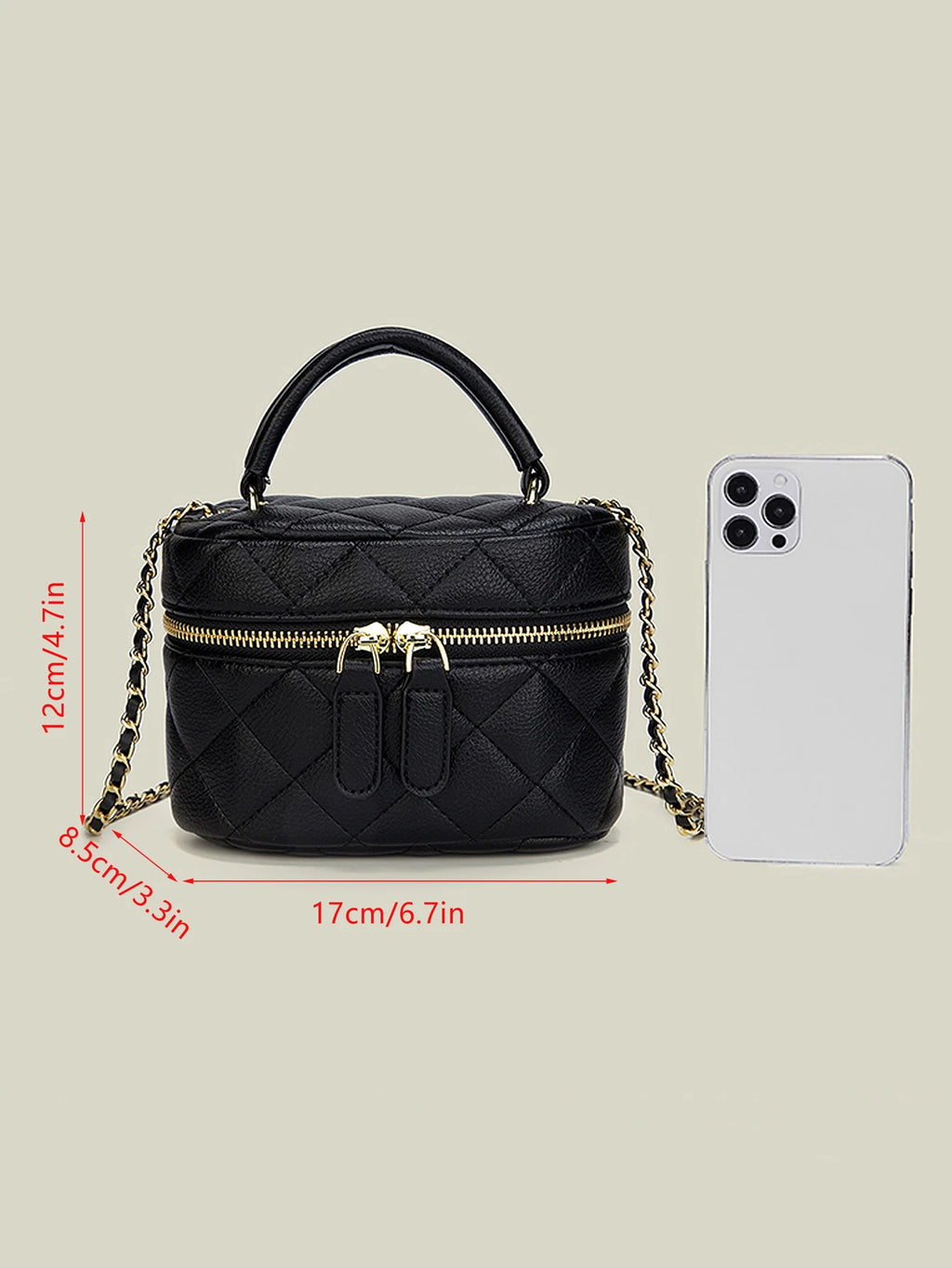 New Mini Quilted Chain Diamond Checkered Women'S Crossbody Bag Fashion Mini Designer Handbag High Quality PU Women'S Small Bag