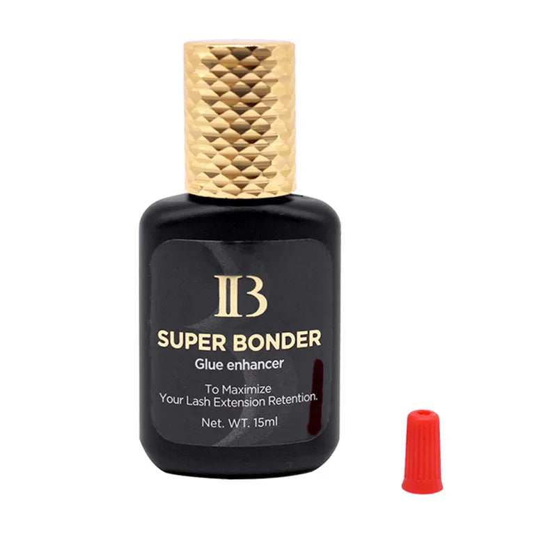 1 Bottle Ibeauty Super Bonder Banana Primer Fake Eyelash Extension Fast Dry Long Lasting Korea Booster Strong Adhesive Supplies