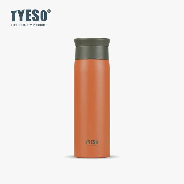 500ML  Stainless Steel Insulated Water Bottle Simple round Shoulder Travel Mug Portable Frosted Ins Style Design