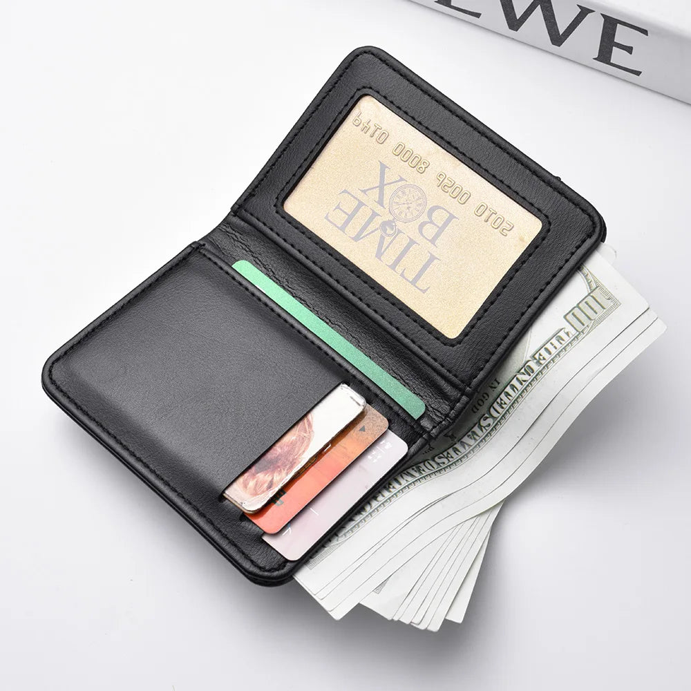 Men'S Wallet Vertical Multi Card Small Wallet 