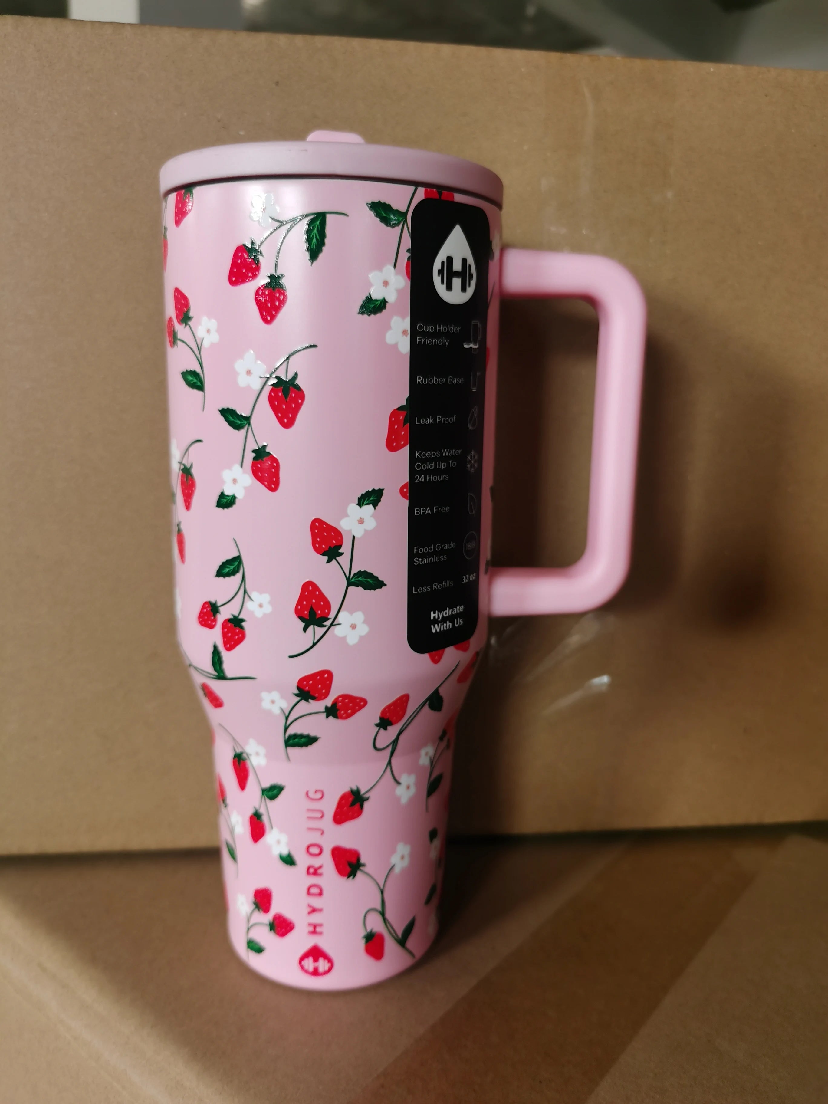 Tumbler 32OZ/40OZ Traveler Straw Lid Stainless Steel Vacuum Insulated Car Mug Double Wall Thermal Iced Travel