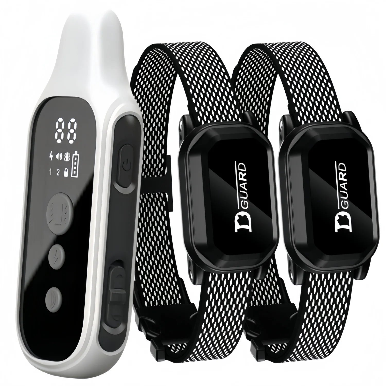 800M Digital Dog Training Collar Waterproof Rechargeable Remote Control Pet with LCD Display for All Size Shock Vibration Sound