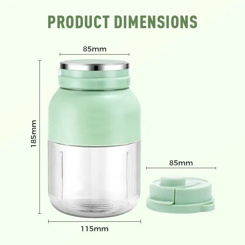 1300Ml Multifunctional Large-Capacity Wireless Portable Juicer Cup Orange Lemon Fruit Juicer Cup Household Juicer