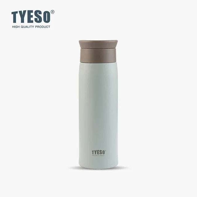 500ML  Stainless Steel Insulated Water Bottle Simple round Shoulder Travel Mug Portable Frosted Ins Style Design