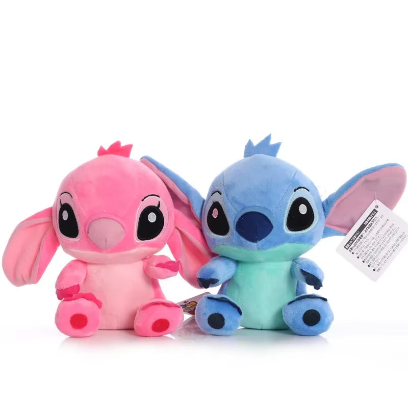 18Cm Disney Stitch Plush Toy Classic Movie Cartoon Model Doll Children Action Figures Stuffed Child Birthday Christmas Toys Gift