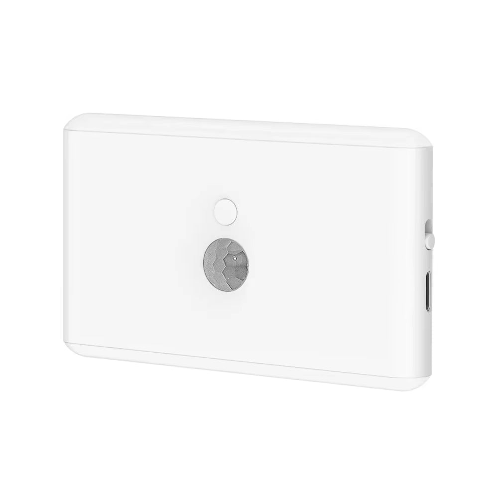 1Pc USB Rechargeable LED Motion Sensor Light - Thin, Wall-Mounted, RGB Night Lighting for Corridors, Storage, Closets, Kitchens,