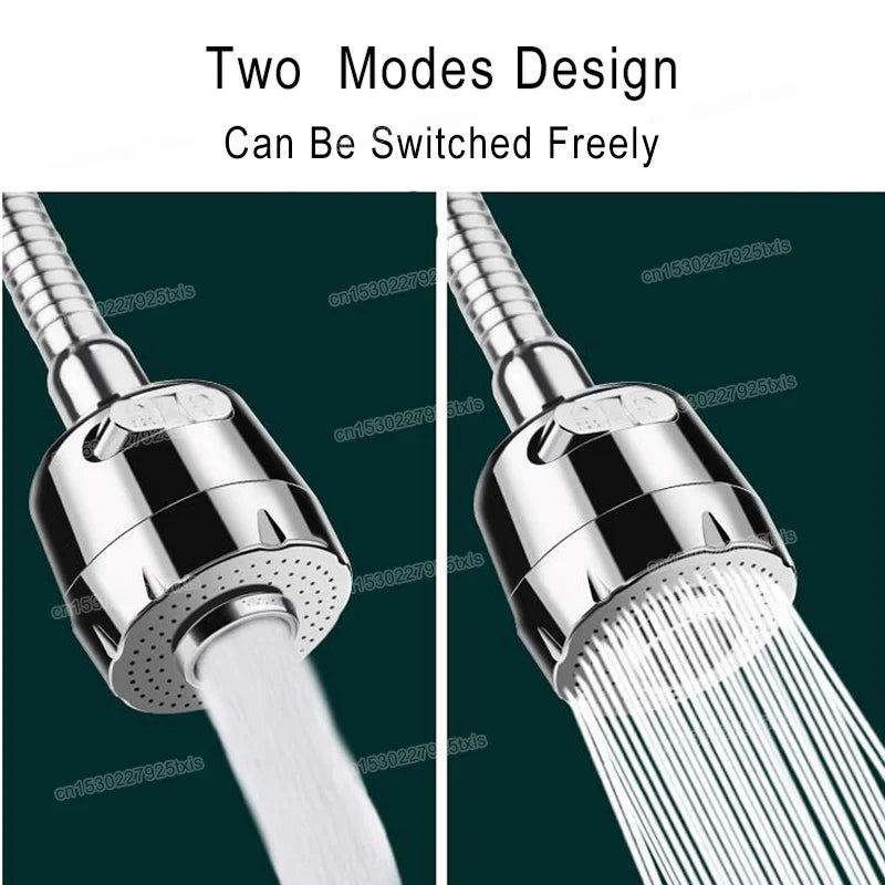 2/3Mode Faucet Extender 360Degree Rotatable Faucet Nozzle Adapter Home Water Saving Bubbler Kitchen Bathroom Faucet Accessories