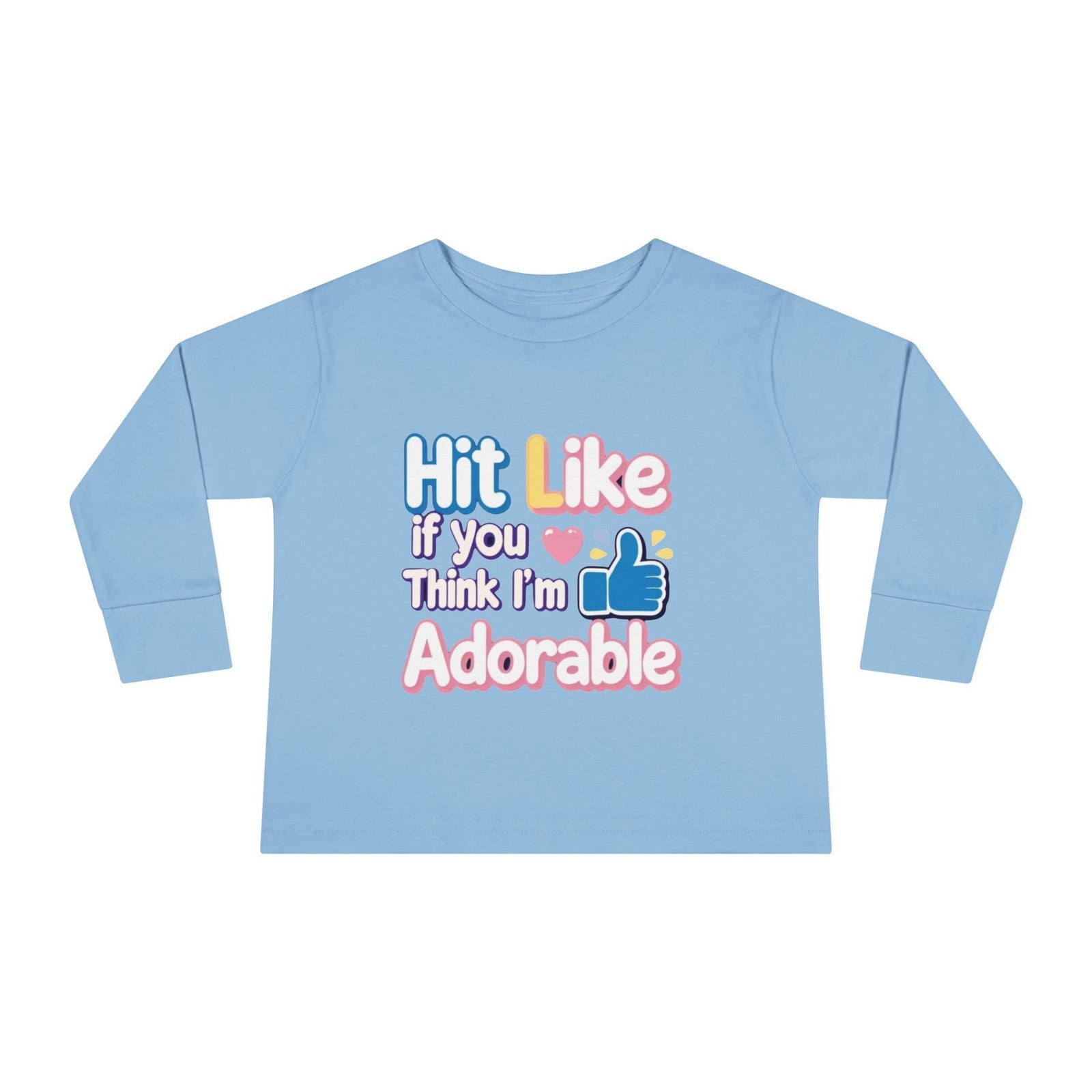 Cute Toddler Long Sleeve Tee, Birthday Gift, Adorable Tee, Kids Fashion, [...]