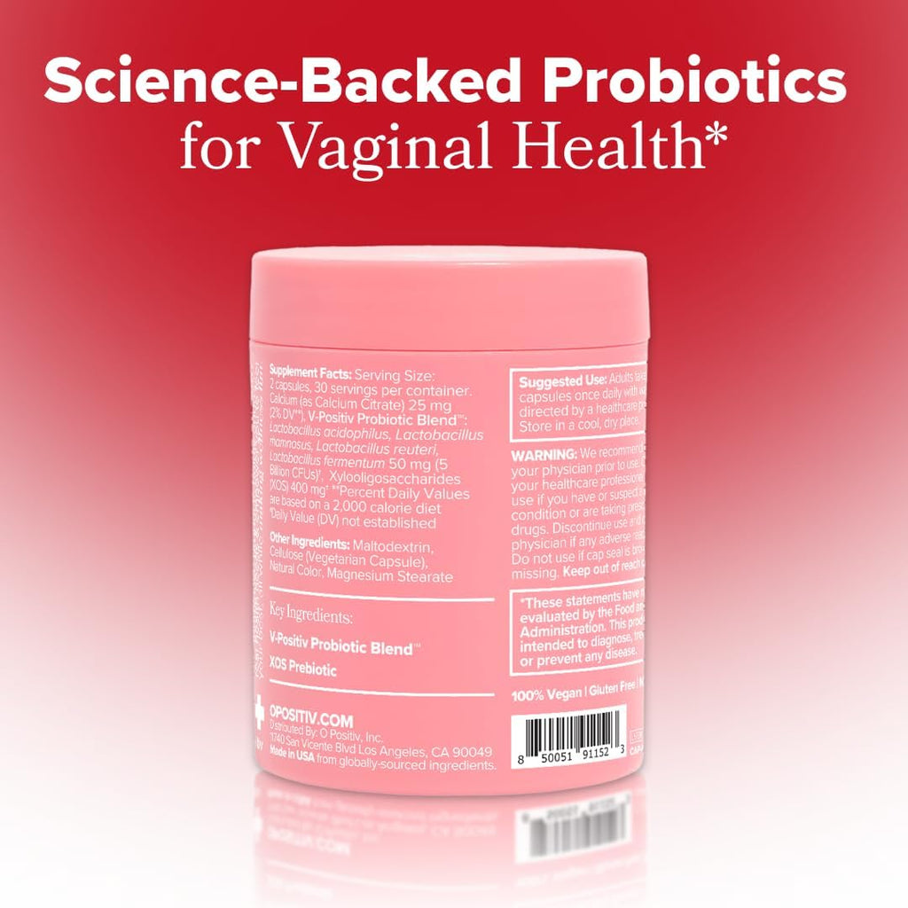 URO Vaginal Probiotics for Women Ph Balance with Prebiotics & Lactobacillus Probiotic Blend - Vaginal Health Supplement - Promote Healthy Vaginal Odor & Vaginal Flora, 60 Count (Pack of 1)
