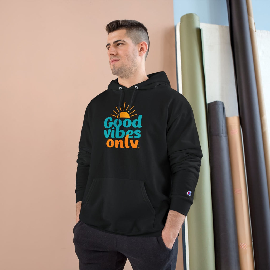 Good Vibes Only Hoodie, Positive Energy Sweatshirt, Comfort Wear for Enthusiasts