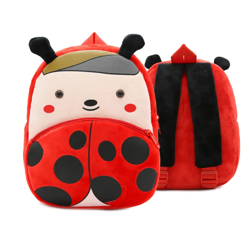 Cute Animals Cartoon Plush Children Backpacks Schoolbag Girls Boys Casual Baby Bags