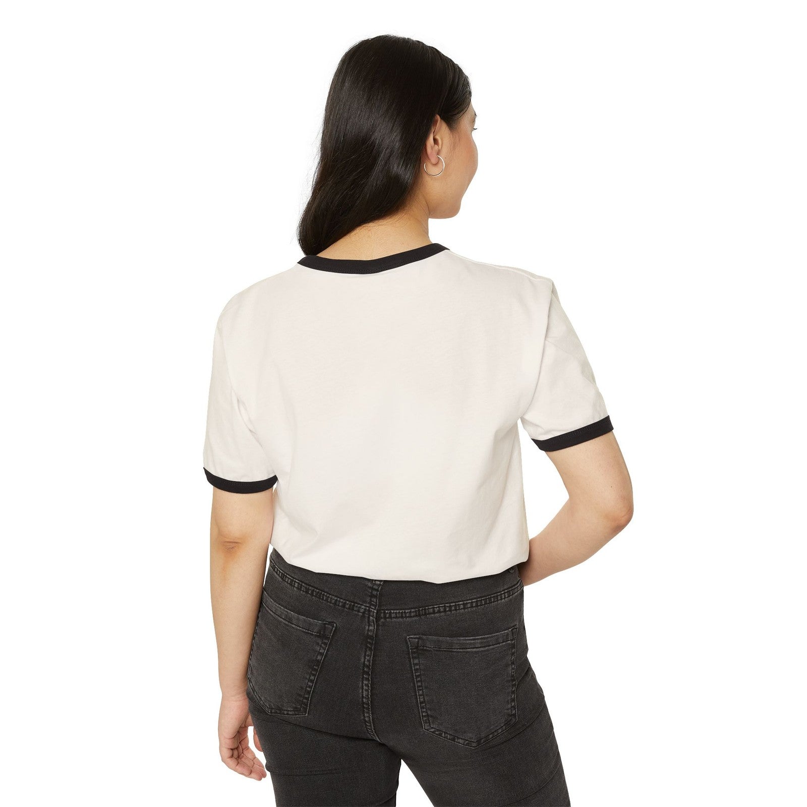 Stylish Unisex Ringer T-Shirt with Arabic Design (Freedom حريه), Casual Tee