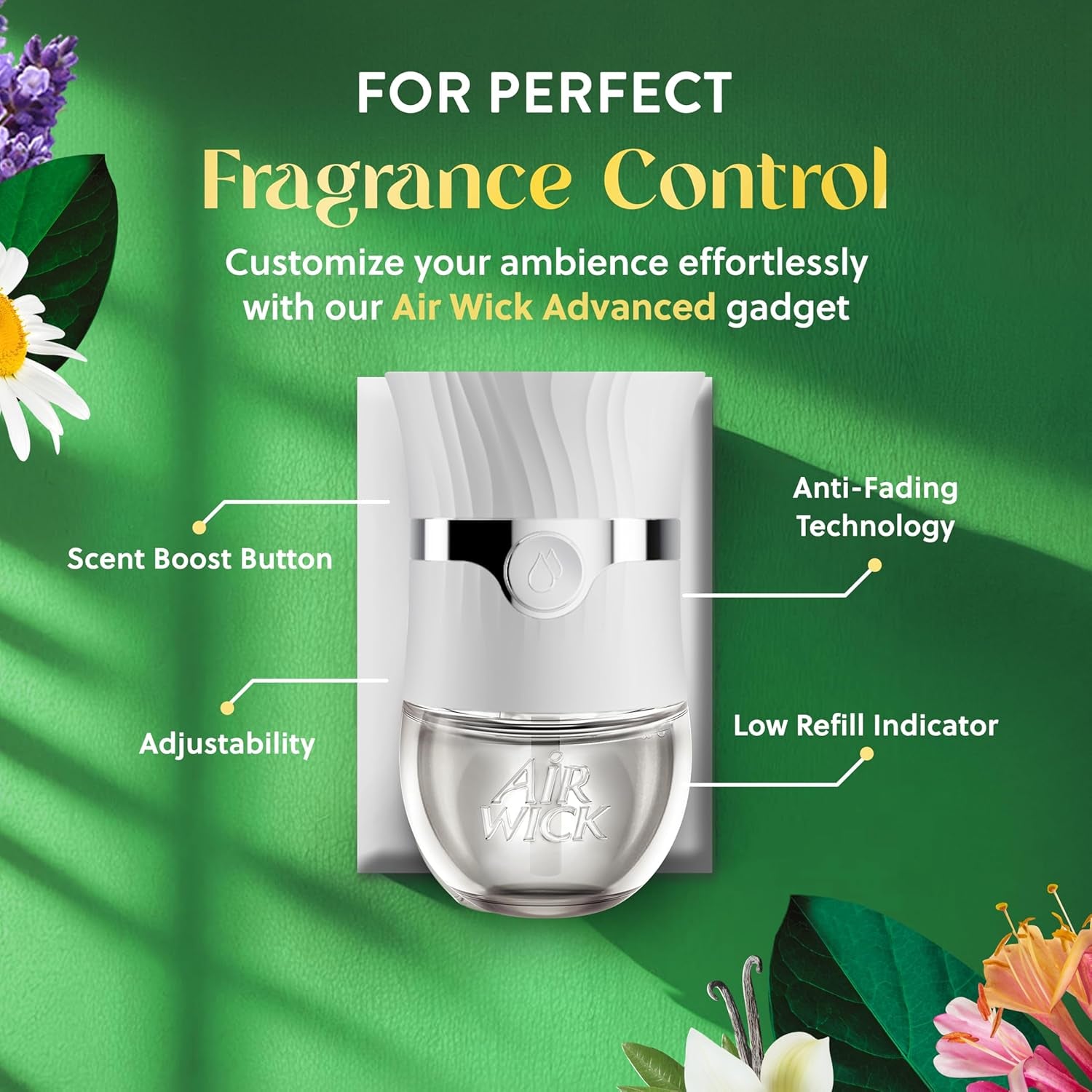 Plug in Scented Oil Refill, 10Ct, Lavender & Chamomile, Air Freshener, Essential Oils, Eco Friendly