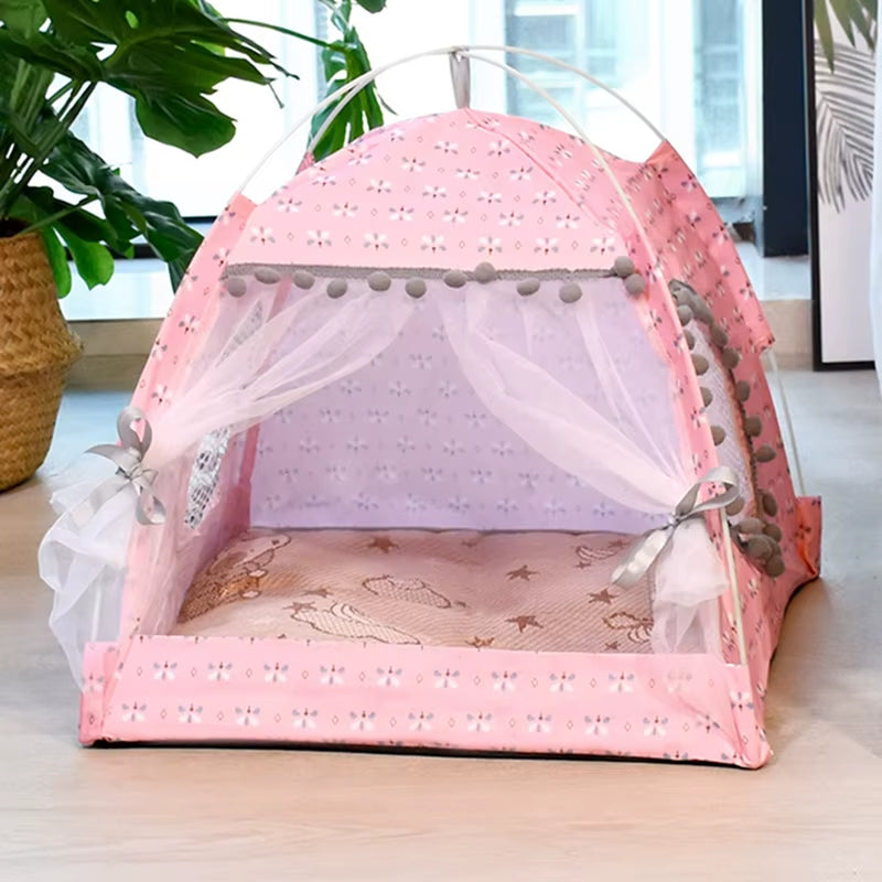 Cat Broken Flower Tent Nest Universal for All Seasons Pet Supplies Summer Dog and Cat Nest
