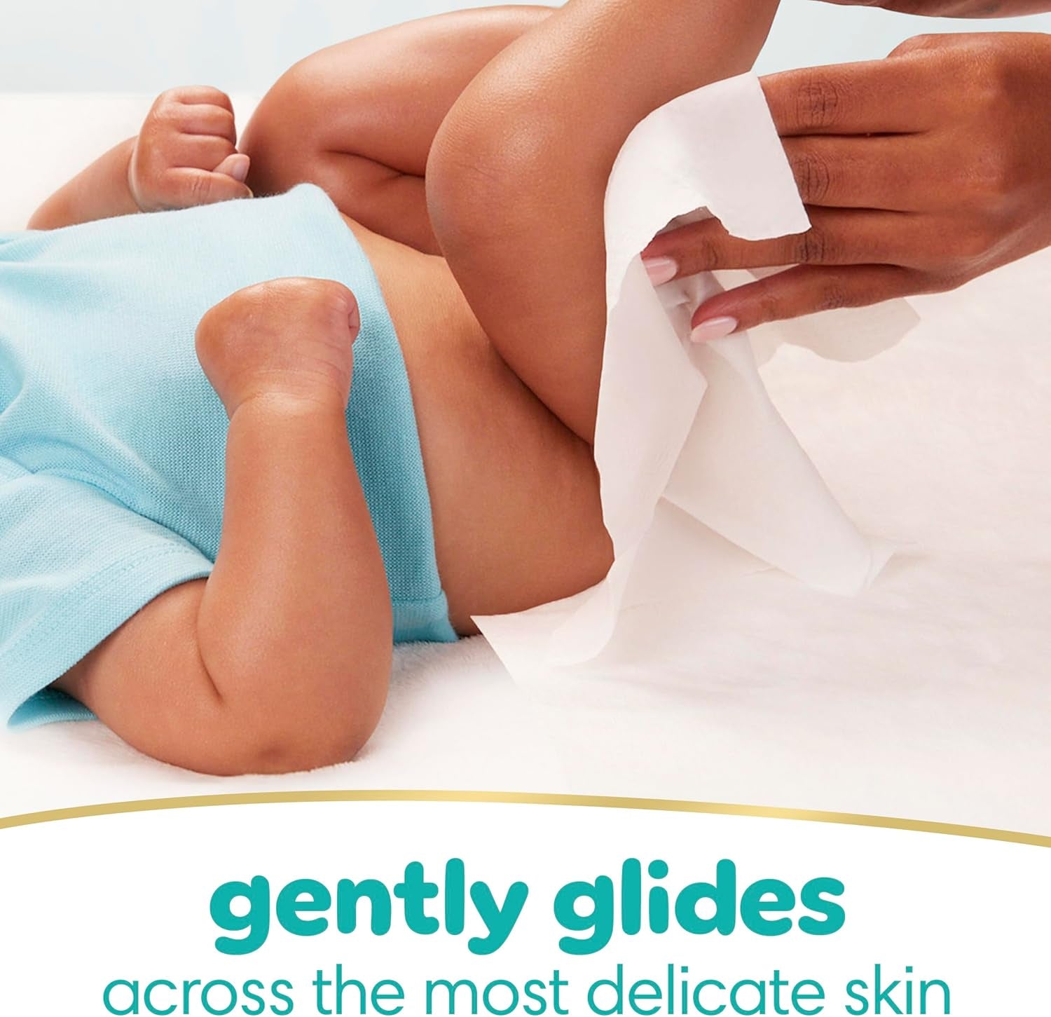 Sensitive Baby Wipes, Water Based, Hypoallergenic and Unscented, 8 Flip-Top Packs, 4 Refill Packs (1008 Wipes Total)
