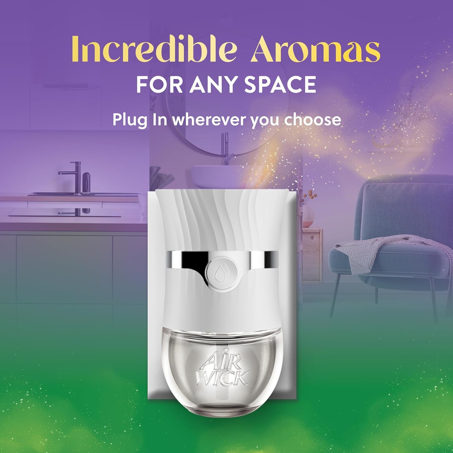 Plug in Scented Oil Refill, 10Ct, Lavender & Chamomile, Air Freshener, Essential Oils, Eco Friendly