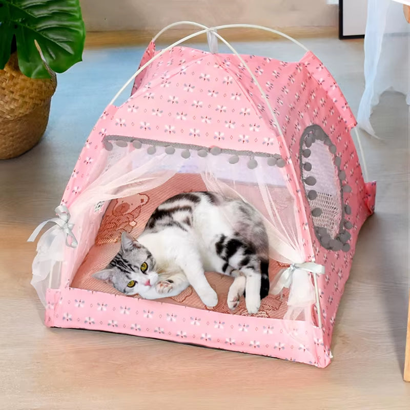 Cat Broken Flower Tent Nest Universal for All Seasons Pet Supplies Summer Dog and Cat Nest