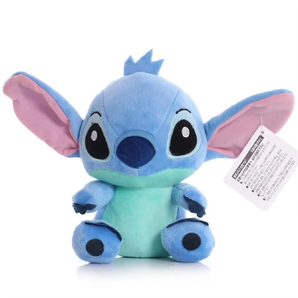 18Cm Disney Stitch Plush Toy Classic Movie Cartoon Model Doll Children Action Figures Stuffed Child Birthday Christmas Toys Gift