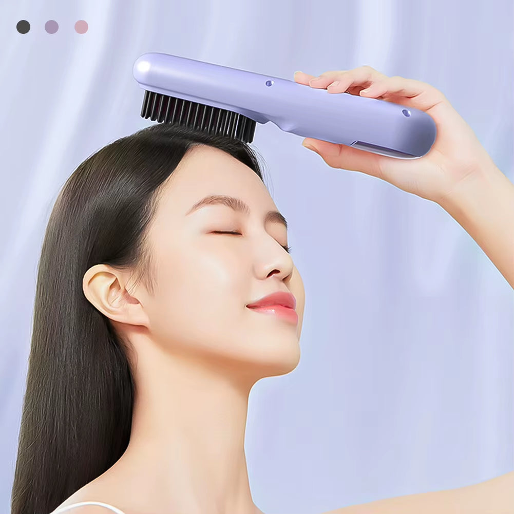 Cordless Beard Straightener for Men Hair Straightener Brush Fast Heated Electric Hair Brushes Multifunctional Wireless Hot Comb