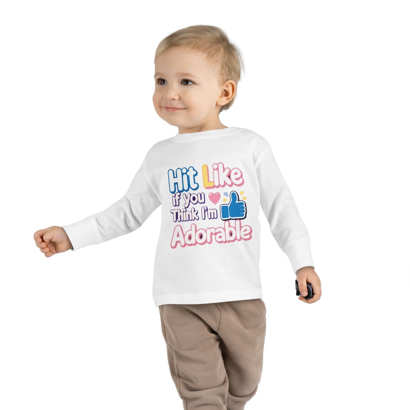 Cute Toddler Long Sleeve Tee, Birthday Gift, Adorable Tee, Kids Fashion, [...]