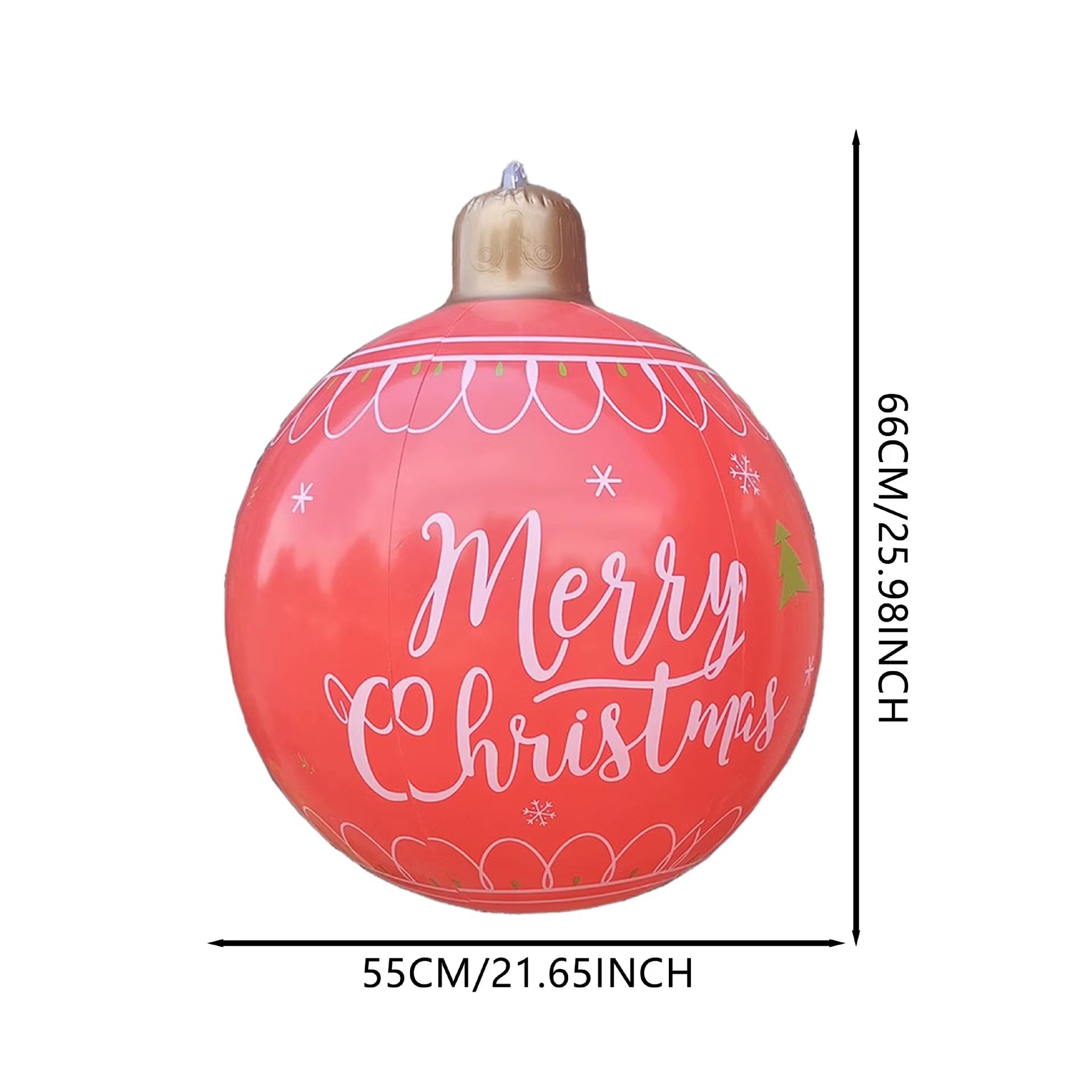 Outdoor Christmas Decoration Ball, PVC Inflatable Christmas Balloon, Christmas Party Atmosphere Balls, Santa Claus Elk Balloons