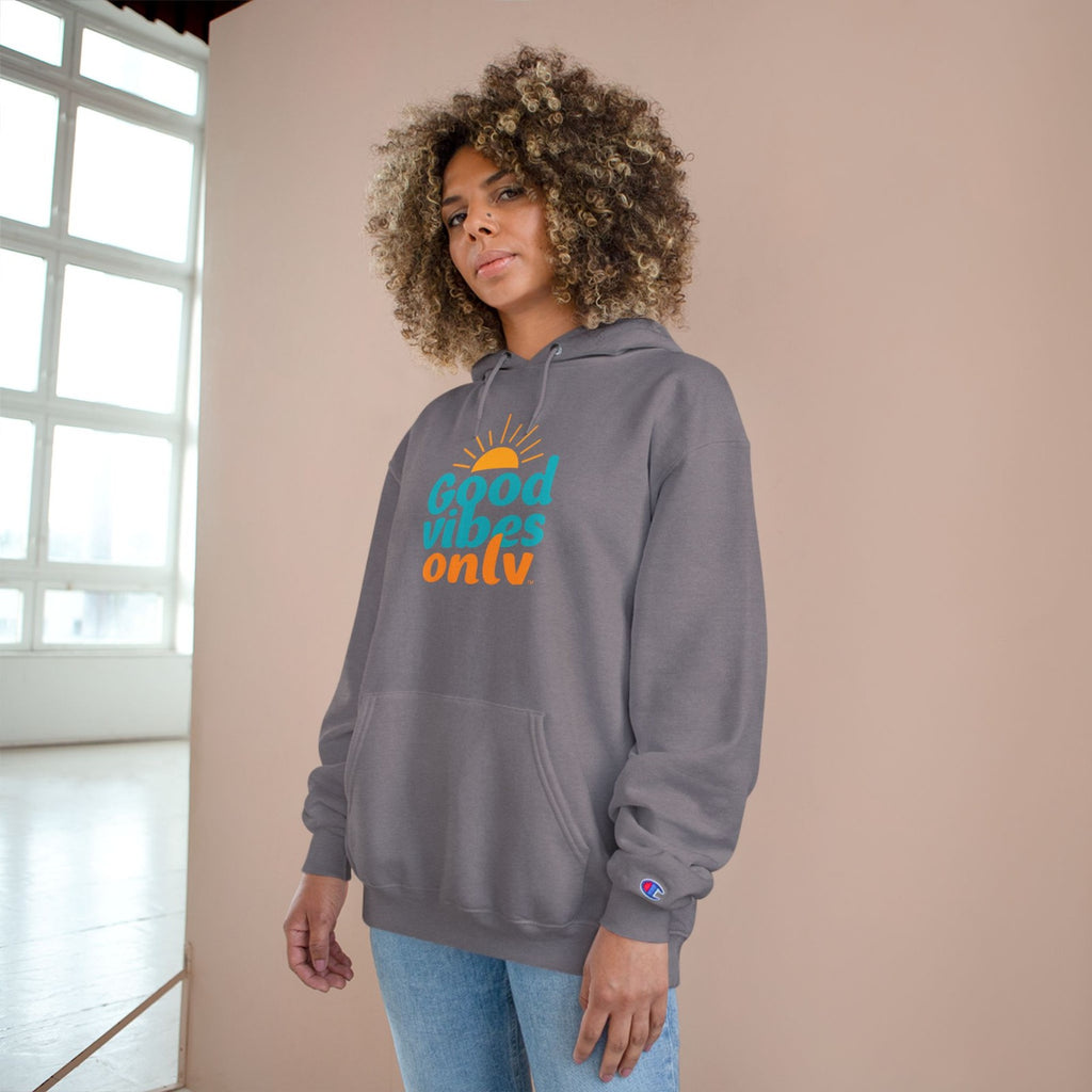 Good Vibes Only Hoodie, Positive Energy Sweatshirt, Comfort Wear for Enthusiasts