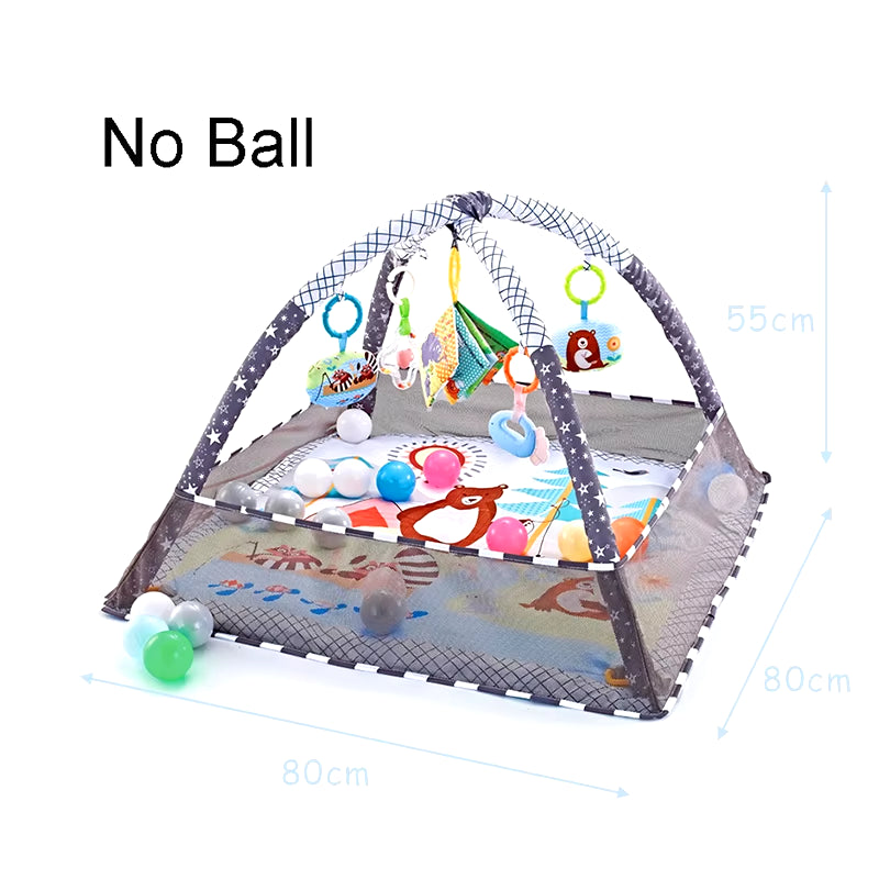 Educational Fitness Frame for Children Play Mat Rack Crawling Blanket Infant Play Rug Gift Kids Activity Mat Gym Baby Toys