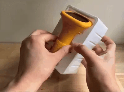 Children'S Digital Microscope with High-Definition Display Screen, 1000X Magnification, LED Light, Camera, and Video Yellow