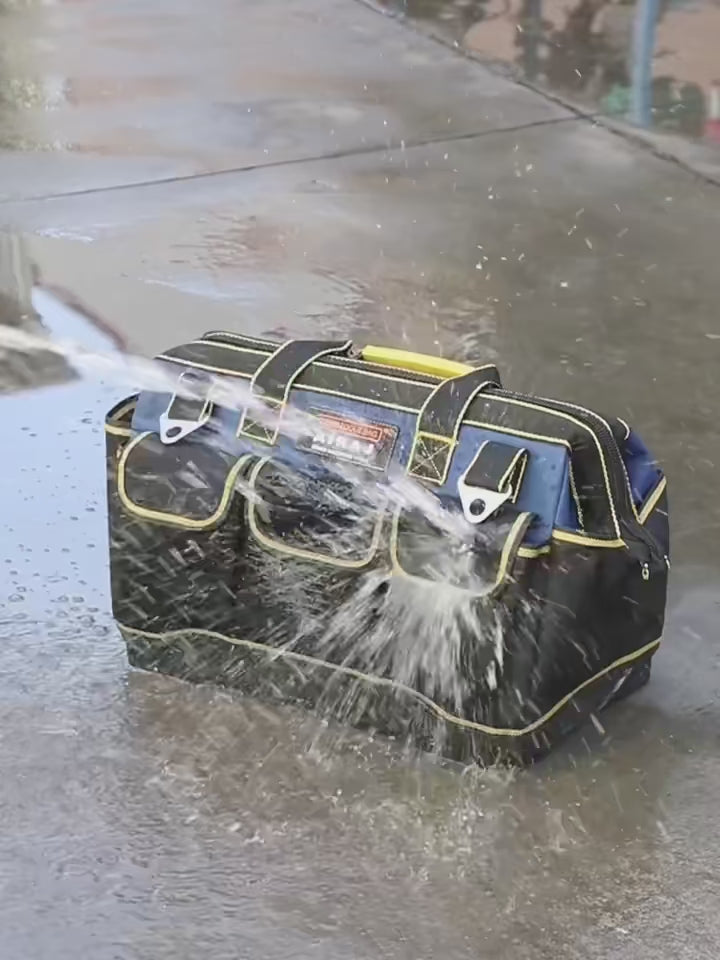 Multifunctional Tool Bags 1680D Oxford Cloth Electrician Bags Waterproof and Wear-Resistant High Capacity Storage Bags