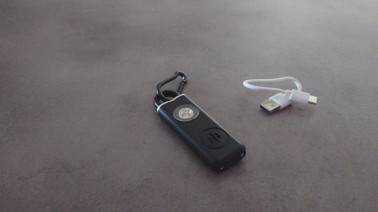 Hollarm Self Defense Personal Alarm for Women, Children, Elderly 130Db Siren Loud Rechargeable Keychain Alarm with LED Light